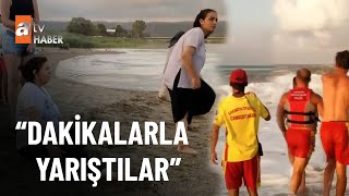 Ekipler seferber oldu, dalgalar arasında yaşam mücadelesi! - atv Haber 11 Ağustos 2022