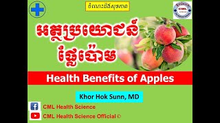 អត្ថប្រយោជន៍ផ្លែប៉ោម l Health Benefits of Apples l ចំណេះដឹងសុខភាព l CML Health Science Official