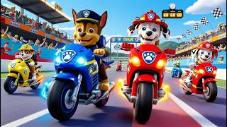 Paw Patrol Ultimate Rescue | CHASE vs MARSHALL Who's the REAL Speed Champion!? | Rainbow 3