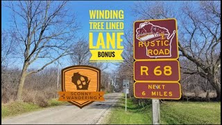 Rustic Road 68/Riley Road, from Stebbinsville Road (Rock/Dane co line) to US 14. Bonus of Weary Road