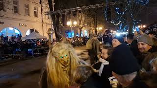 Krampus průvod v Břeclavi.👹👺📹7.12.2024 Bylo to pořádný peklo!