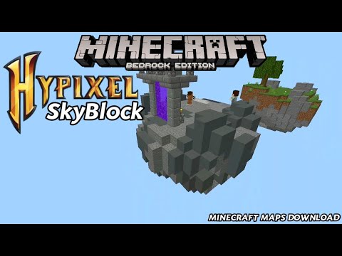 Hypixel SkyBlock Maps For Download Free! (Minecraft Bedrock Edition ...