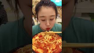 ASMR MUKBANG/CHAINA GIRL EATING SHOW🥵😋Spicy food#53
