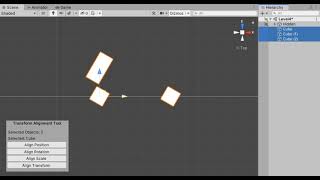 Unity - Tranform Alignment Tool