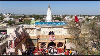 श्री श्याम दरबार सूरजगढ़ के नये शिखर बंद के लिए कलश स्थापना