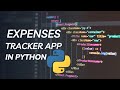 How To Make a Personal Expense Tracker App using Python