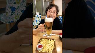 94歳ツムツムおばあちゃん日帰り温泉♨️で乾杯🍻👵♥️