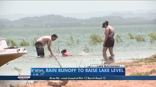 Rain runoff to raise lake level