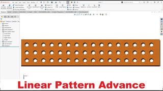 Tip and Trick:  Linear Pattern Advance in Solidworks.