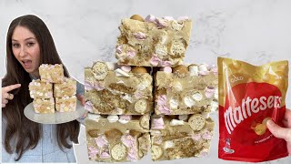 HOW TO MAKE A GOLD MALTESER ROCKY ROAD