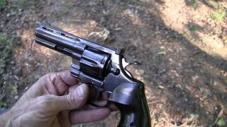 Colt Python 4" Blue Close-Up