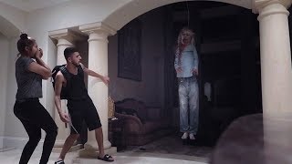 POSSESSED DEMON GIRL SCARE PRANK!! (HE ALMOST GOT PUNCHED) | FaZe Rug
