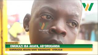 AGACENCWIRE: Omukazi iba akafa, ab'oruganda bamunagisa abaana nawe yabanagaho