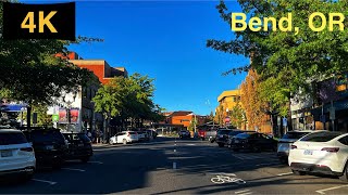 Downtown Bend, OR Driving Tour in Fall 2023.