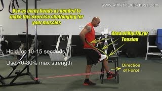 How to Run Faster - 40 yard dash - Hip Flexors for Speed - Isometric training exercise