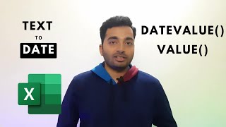 How to Convert Text to Date in Excel | Text to Date using DATEVALUE and VALUE Functions