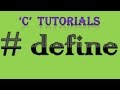 C Programming Tutorial   16 Define Preprocessor