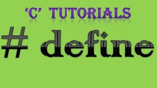 C Programming Tutorial 16 Define Preprocessor