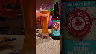 Irish Pale Ale 4.3% ABV by Galway Hooker Craft Brewing Co #beer #beerreview #craftbeer #paleale #fun