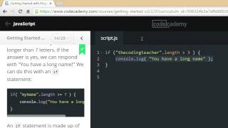 Codecademy getting started with programming 14