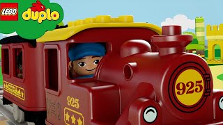 #LEGO | Piosenka o pociągach | LEGO DUPLO | Bajki i piosenki dla dzieci! | Moonbug Kids