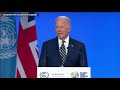 Biden: COP26 must kick-off of decade of ambition, innovation
