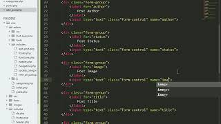 How to Creating Post HTML form in admin | Complete CMS in php