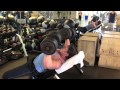 110 lbs Incline Dumbbell Bench Press x 10 Reps -  Superhero Physique Training