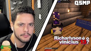 O RICHARLYSON É O VINICIUS 13??? (MINECRAFT - QSMP) #qsmp #minecraft