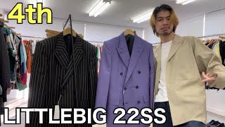 【最速】LITTLEBIG 22SS 4th！テーラードジャケット\u0026Tシャツ！！今季を象徴する強いジャケット！肩の稜線が美しい！シャツもサラッと、ラペルがポイント！レディースもあるよ〜