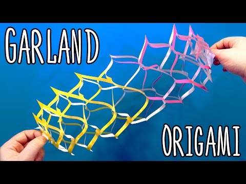 Origami Tutorial: Christmas Garland Origami Tutorial: Christmas Garland