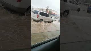 Flood in Jeddah Today 🌧️ Heavy rain in Jeddah 6 January 2025 #allah #viral #friday #muhammad