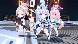 【ブルアカ/ブルーアーカイブ】 F.SCT攻略戦 ケセド（色彩）INS 2凸 ムツキ（正月）\u0026チセ