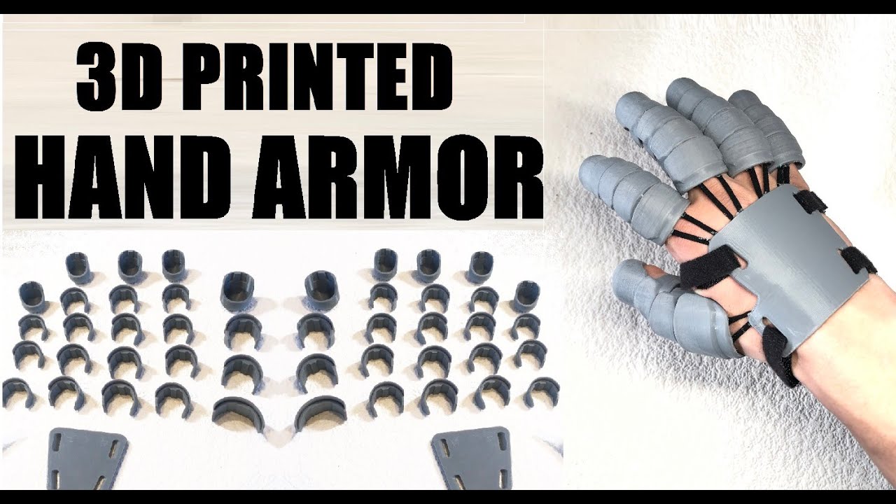 3d Printed Gauntlets Easy Cosplay Hand Armor Youtube