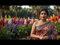 HTL: at Flower Garden | Plus Size Woman Photoshoot | [4K] AI Lookbook