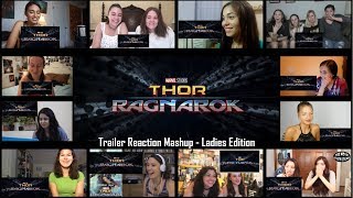 Ladies Edition: Thor: Ragnarok Official Trailer (Reaction Mashup)