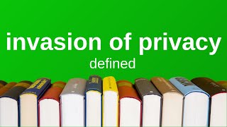 Invasion of Privacy | Explained Simply (Torts)