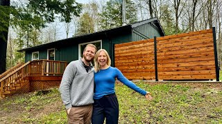 First Week Living In A Cabin In the Woods - Tackling Our First Projects