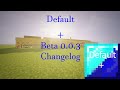 Default+ Beta 0.0.3 changelog