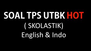 Kuantitatif English TPS UTBK SNBT 2023