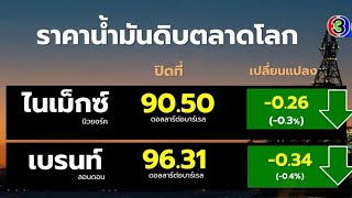 จับตาน้ำมันไทย! น้ำมันโลกขยับลงอีก ลุ้นเย็นนี้ 'เบนซิน' จะลงไหม? แต่ดีเซลไม่เปลี่ยนแปลง