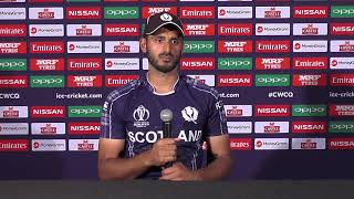 CWCQ: Scotland - Safyaan Sharif - Post match Press Conference - 12 March 2018