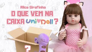 Unboxing Bebê Reborn Alice Girafinha UniDoll - Coleção 2020