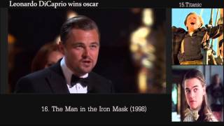 Leonardo DiCaprio wins oscar for best actor in leading role + all Leonardo DiCaprio movies
