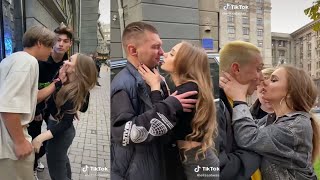 KISSING PRANK IN PUBLIC GONE WRONG🙈
