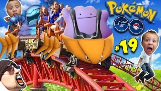 ♪ POKEMON GO DITTO SONG ♬ + Kabutops Roller Coaster NEW EVOLUTIONS! (FGTEEV Update Gameplay #19)