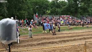 Massive jousting hit