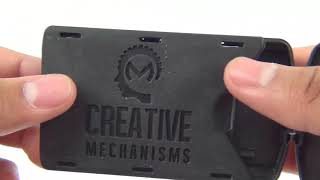 Creative Mechanisms - Design Process: Living Hinge Business Card Holder