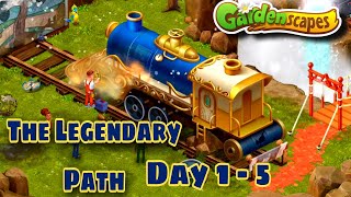 Gardenscapes | Area 27 Full Gameplay | Day 1 to Day 5