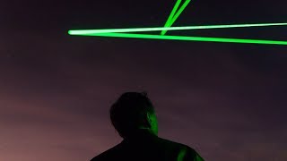 Daan Roosegaarde's UFO-like light installation tracks pieces of space waste in real time